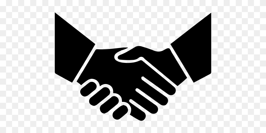 Handshake Clipart Wedding, Picture - Shake Hand Icon Vector - Png Download