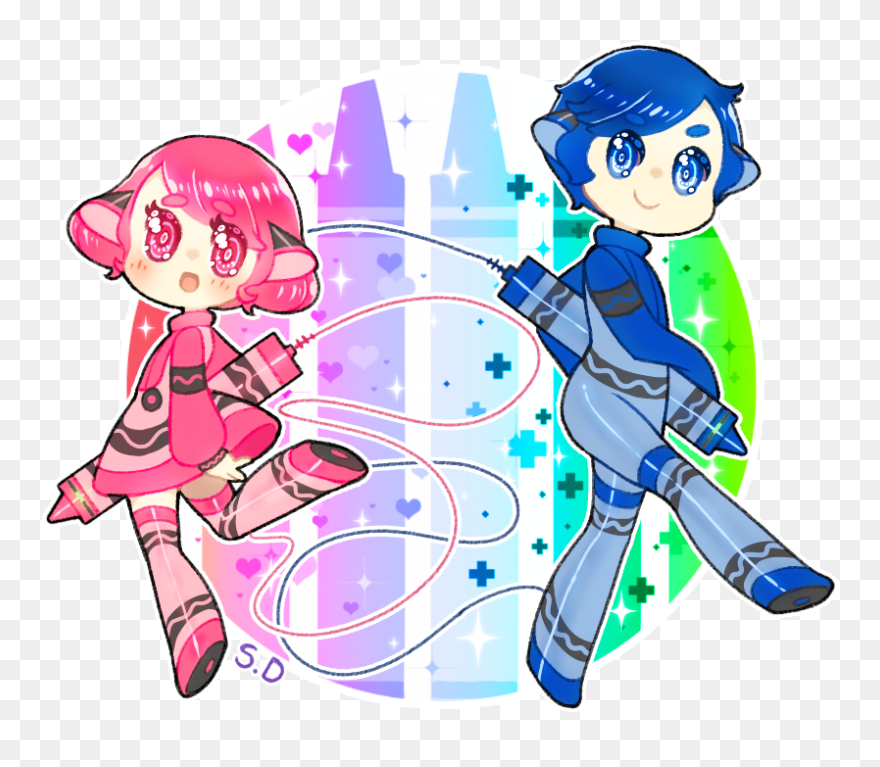 Gijinka Crayon Clipart