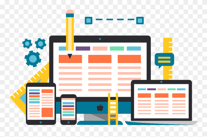 Web Page Designing - Png Images For Website Design Clipart