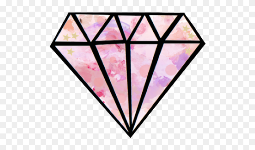 Diamonds Clipart Cute - Cute Diamond - Png Download