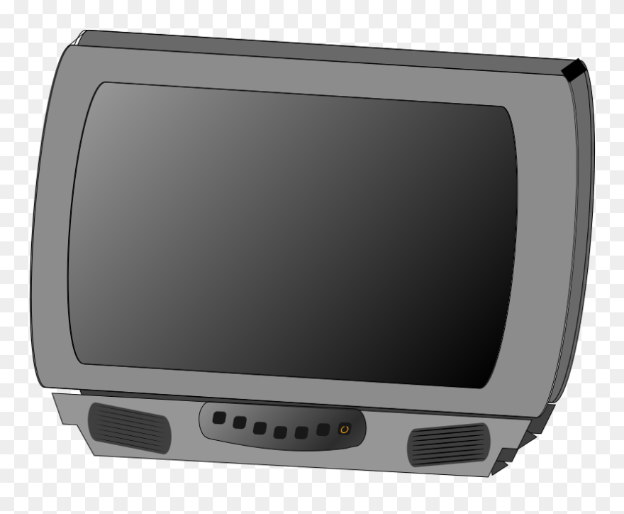 Small Flat Panel Lcd Television Svg Clip Arts - Television Set - Png Download