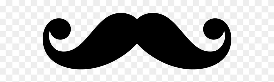 Moustache Clipart Handlebar Mustache, Moustache Handlebar - Handlebar Mustache Clipart - Png Download
