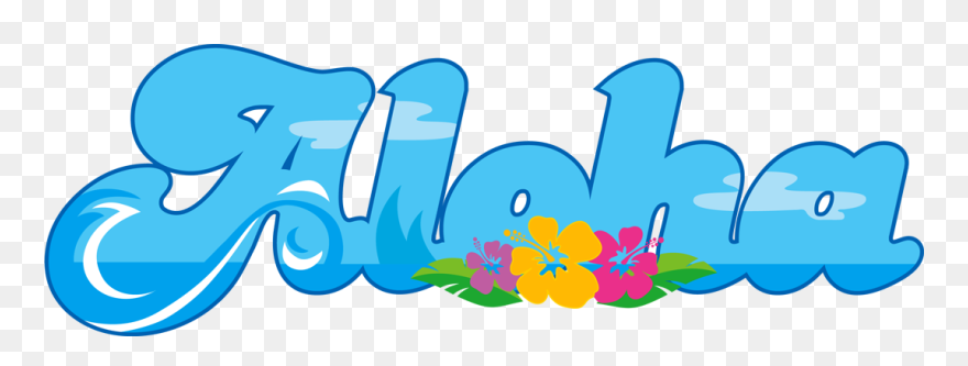 Free Clipart Open House Picture Library Stock Aloha - Aloha Clipart - Png Download