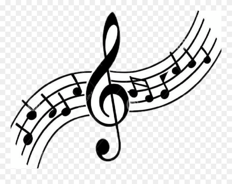 #music #notes #staff #musicnotes - Vector Music Notes Clipart - Png Download
