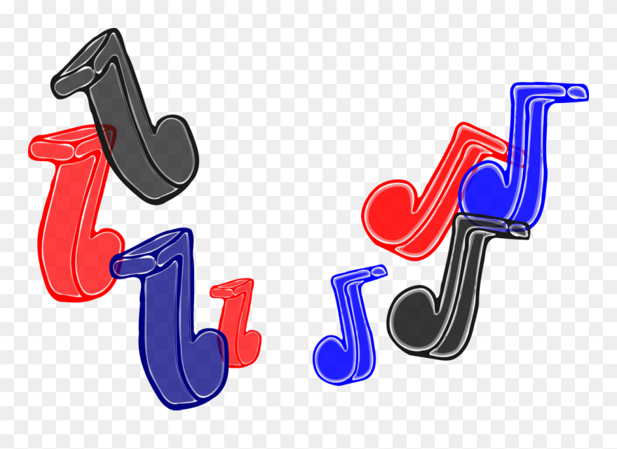 Blue,art,organ - Musical Note Clipart