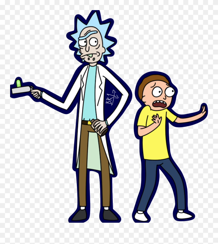 Download Rick And Morty Clipart White Background - Rick And Mirty Clipart - Png Download