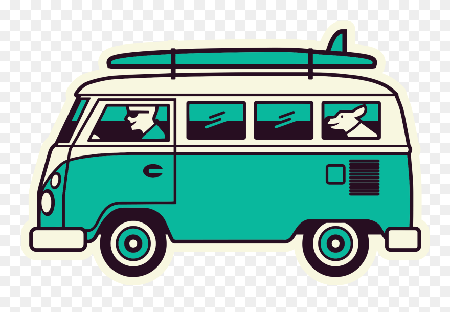 Transparent Vw Bus Clip Art - Volkswagen Type 2 - Png Download