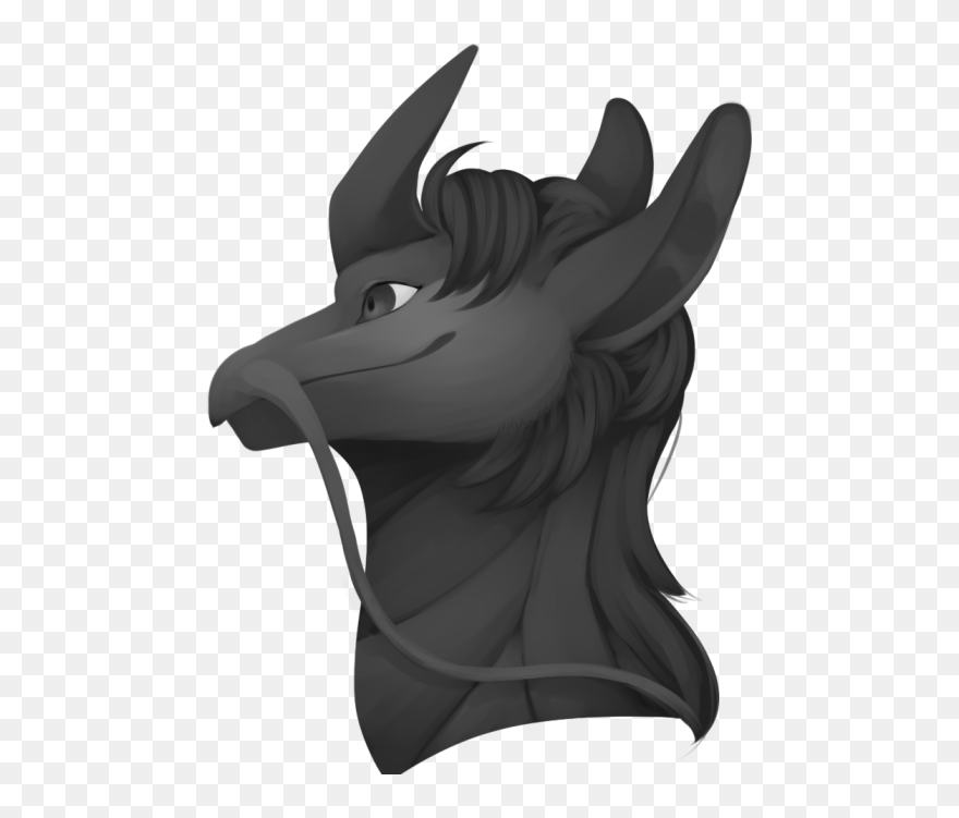 Unicorn Head Clipart Black And White , Png Download - Illustration Transparent Png