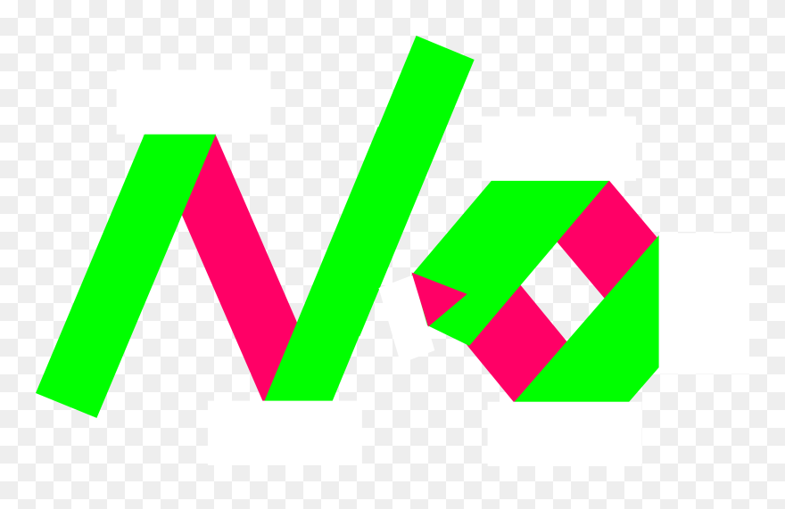 Word No Transparent Clipart