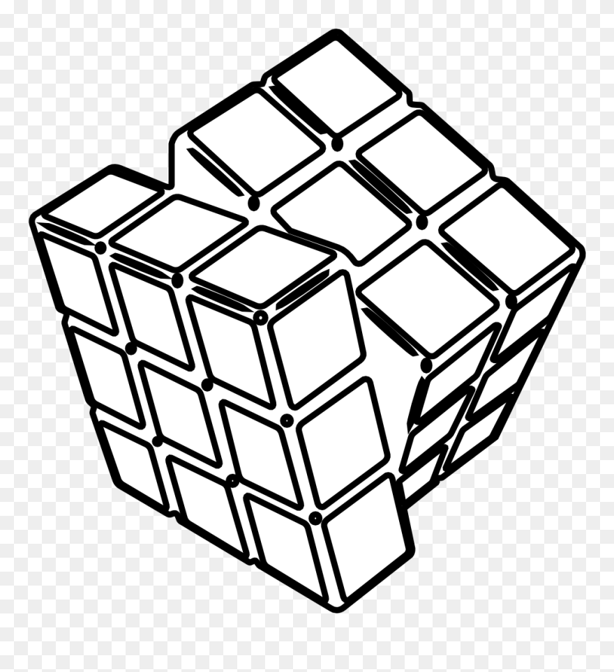 Download Transparent Square Clip Art - Square Art Black And White - Png
