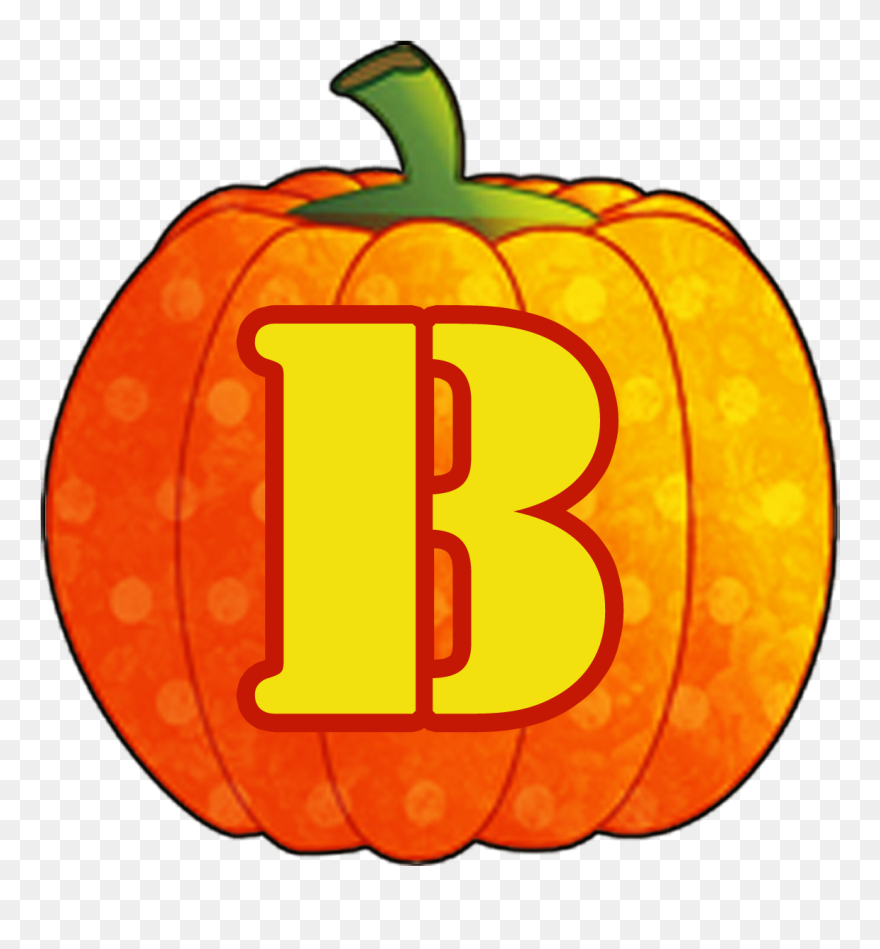 Jack O Lantern Letters Clipart