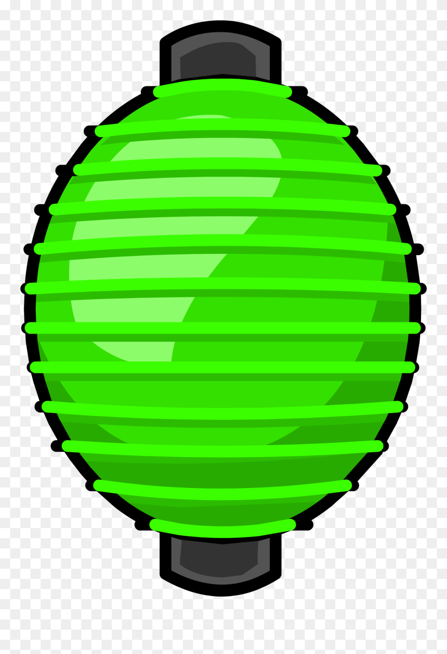 Image Green Paper Png - Green Paper Lantern Clipart Transparent Png