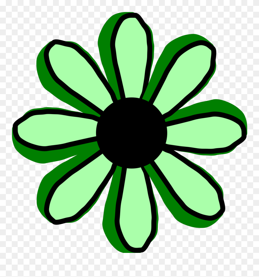 Green Flower Svg Clip Arts - Animated Green Flower Png Transparent Png