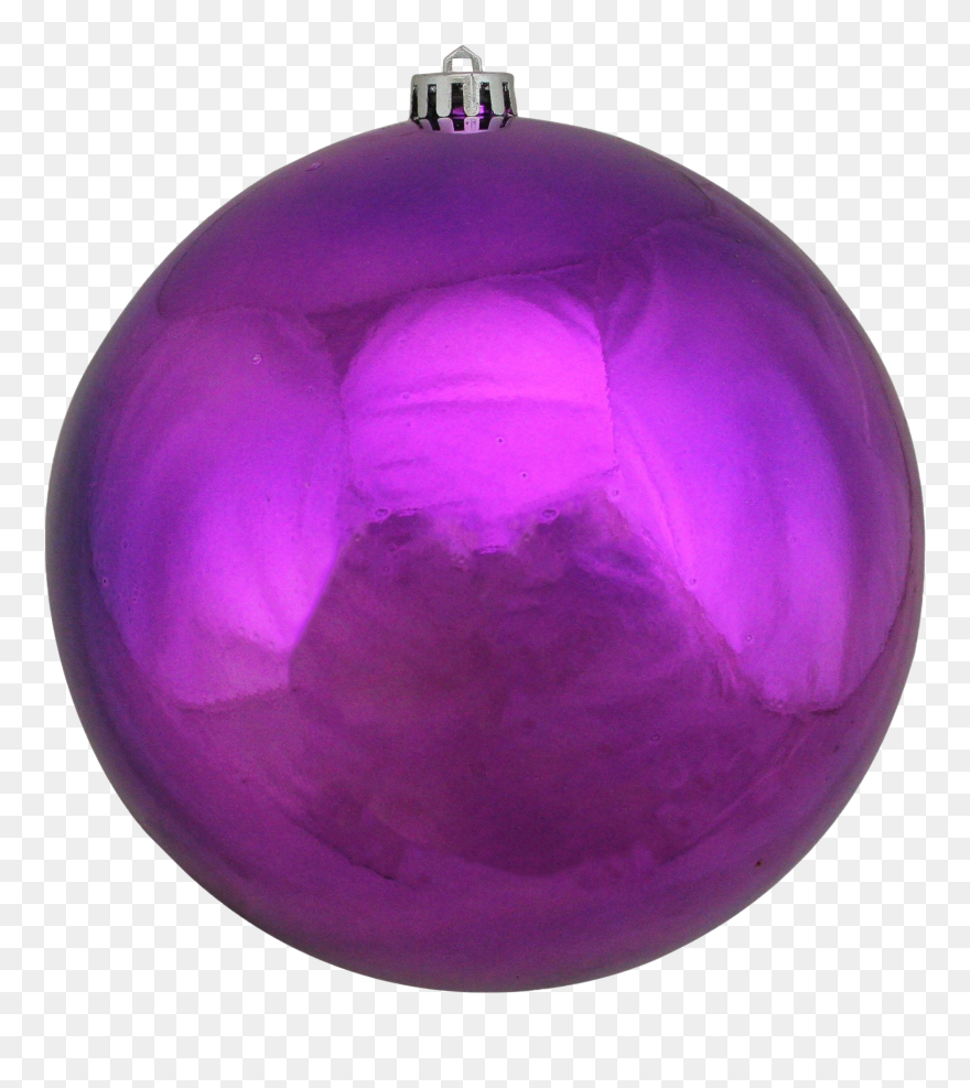 Single Purple Christmas Ball Png Clipart - Christmas Ball Png Clipart Png Transparent Png