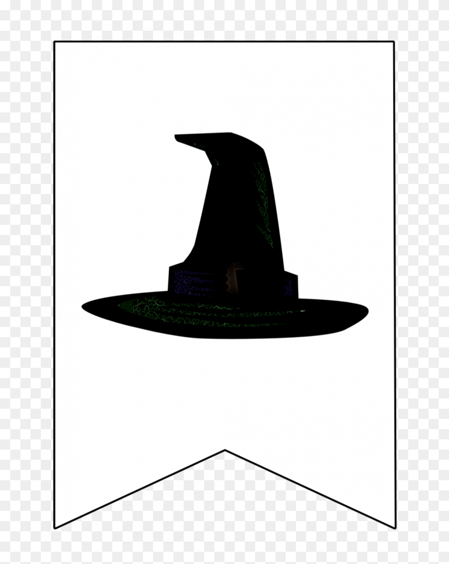 Transparent Harry Potter Hat Png - Black And White Harry Potter Hat Clipart