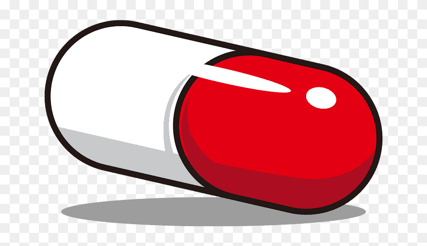 Pill Emoji Clipart - Circle - Png Download