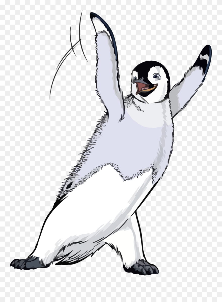Transparent Cute Penguin Clipart - Cartoon - Png Download