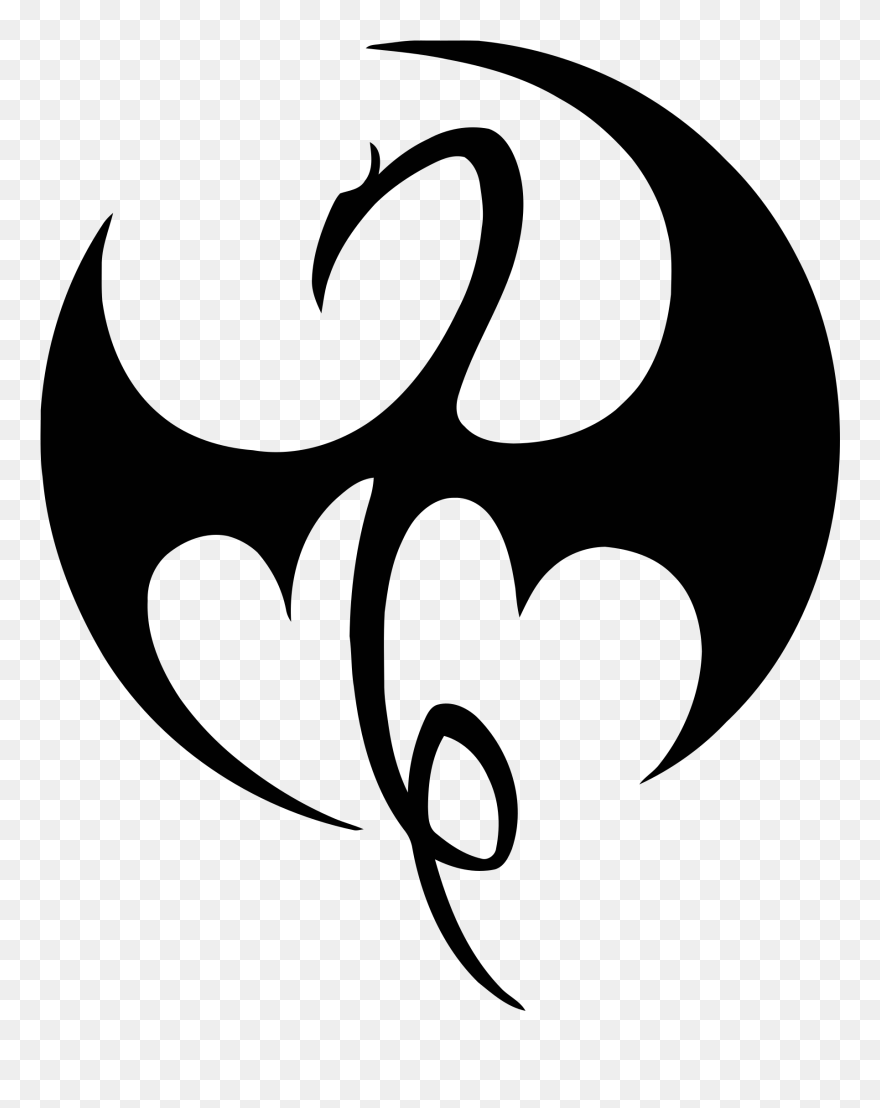 Iron Fist Marvel Cinematic Universe Captain America - Iron Fist Logo Png Clipart