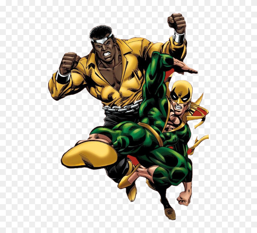 Iron Fist Background Png Image - Power Man And Iron Fist Png Clipart
