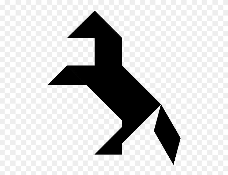 Tangram Outline - Clipart Best - Tangram Outline - Png Download
