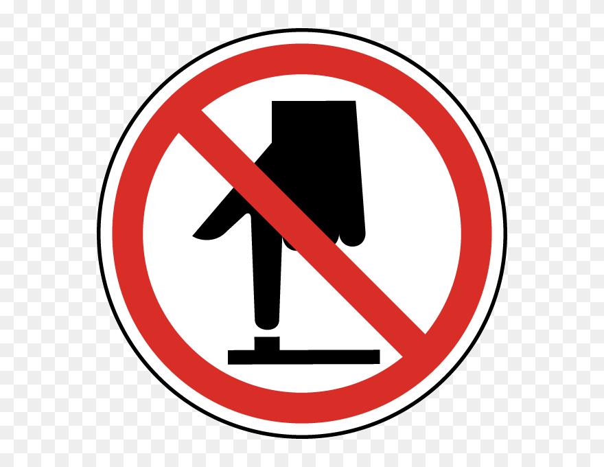 No Symbol Sign Label Clip Art - Do Not Touch Transparent - Png Download