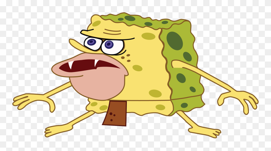 Caveman Spongebob Clipart