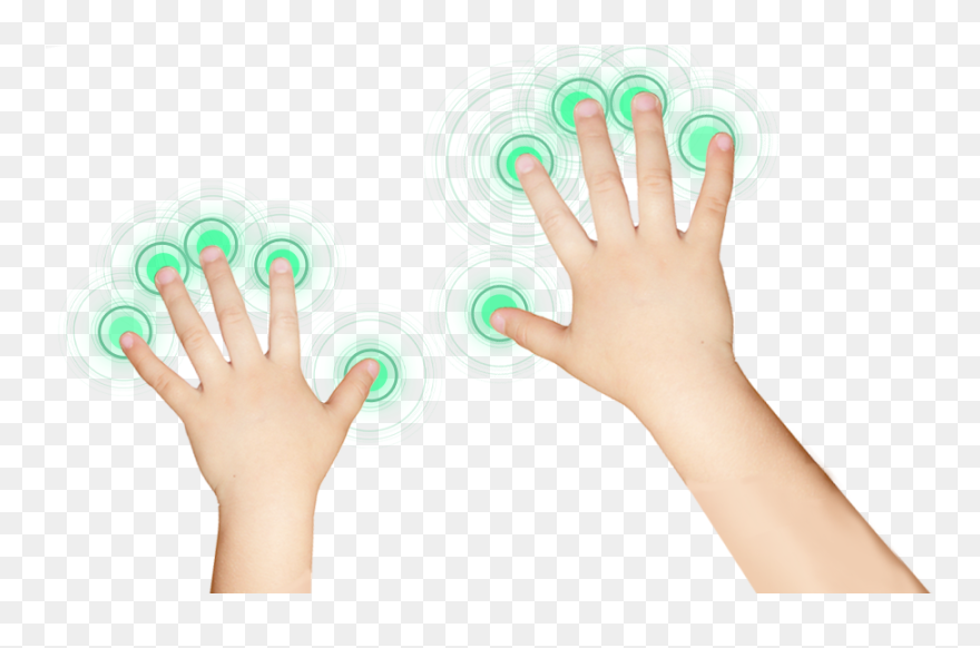 Responsive 10-point Touch - Drawing Clipart