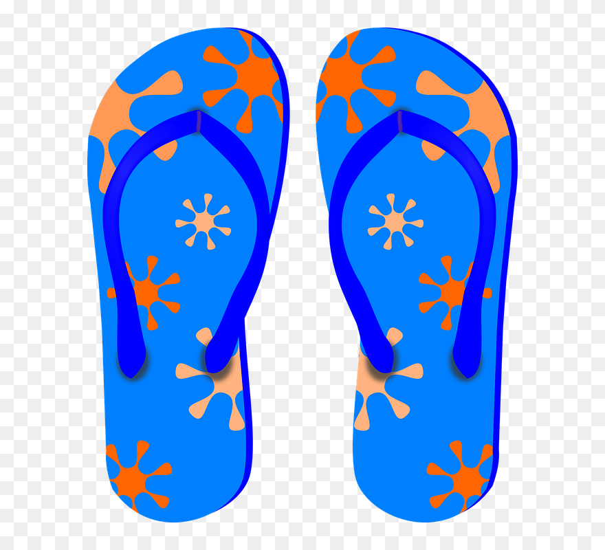 Flip Flops Clip Art - Png Download