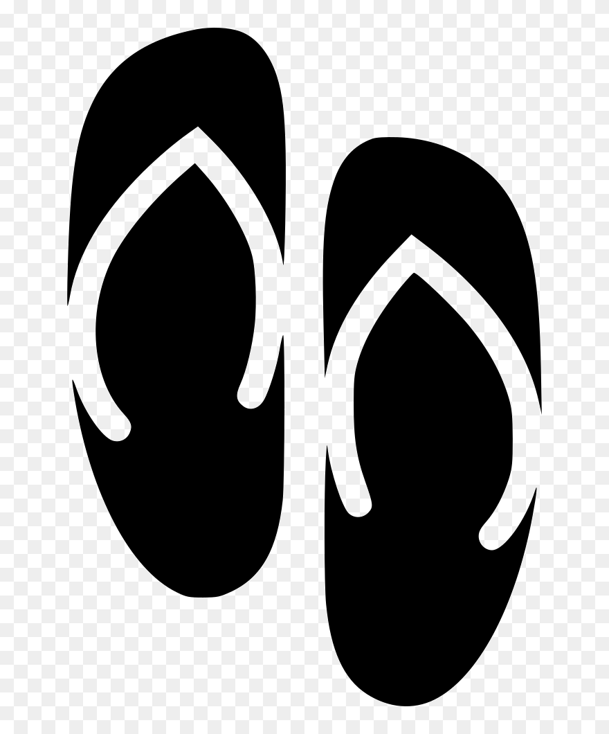 Footwear Footgears Thongs Sandal Pair Flipflop Travel - Flip-flops Clipart