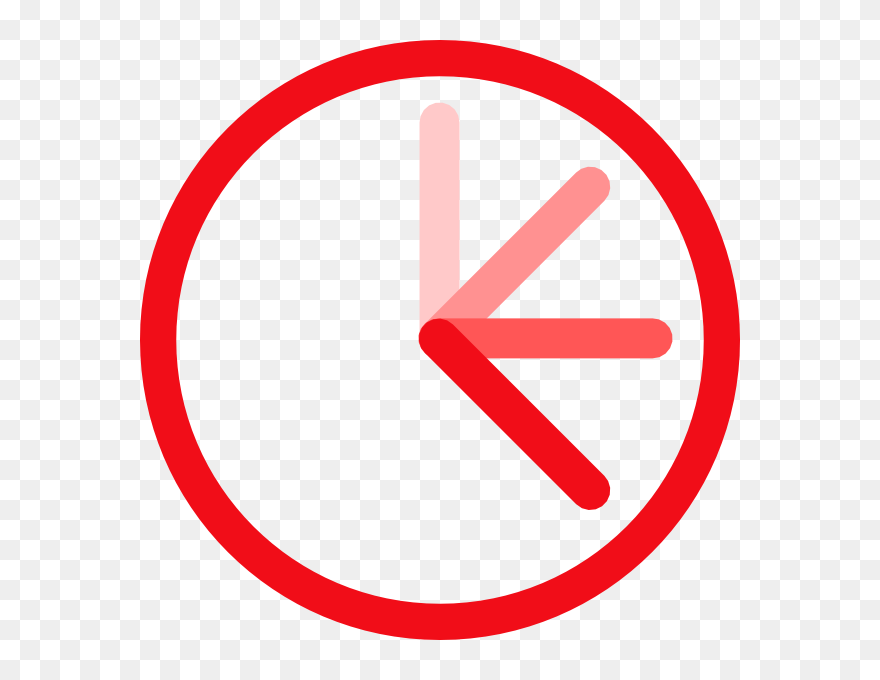 Transparent Stopwatch Red Transparent & Png Clipart - Clip Art