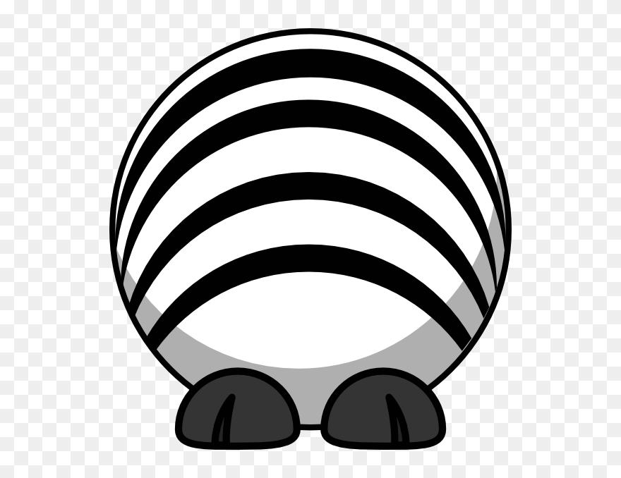 Cartoon Animal Clip Art - Cartoon Zebra - Png Download