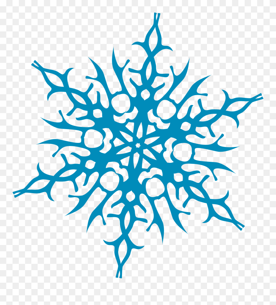 Purple Snowflake Transparent Background Clipart