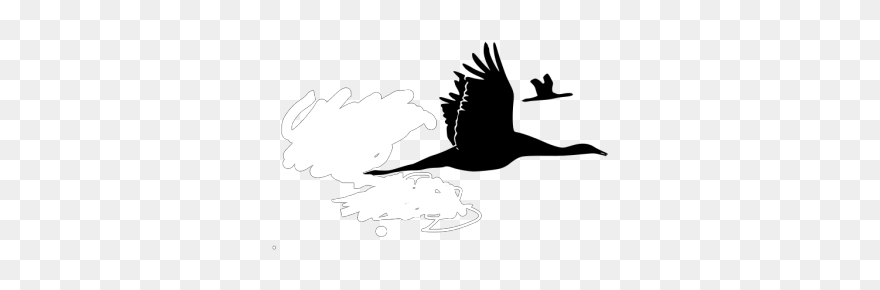 Flying Geese Clipart