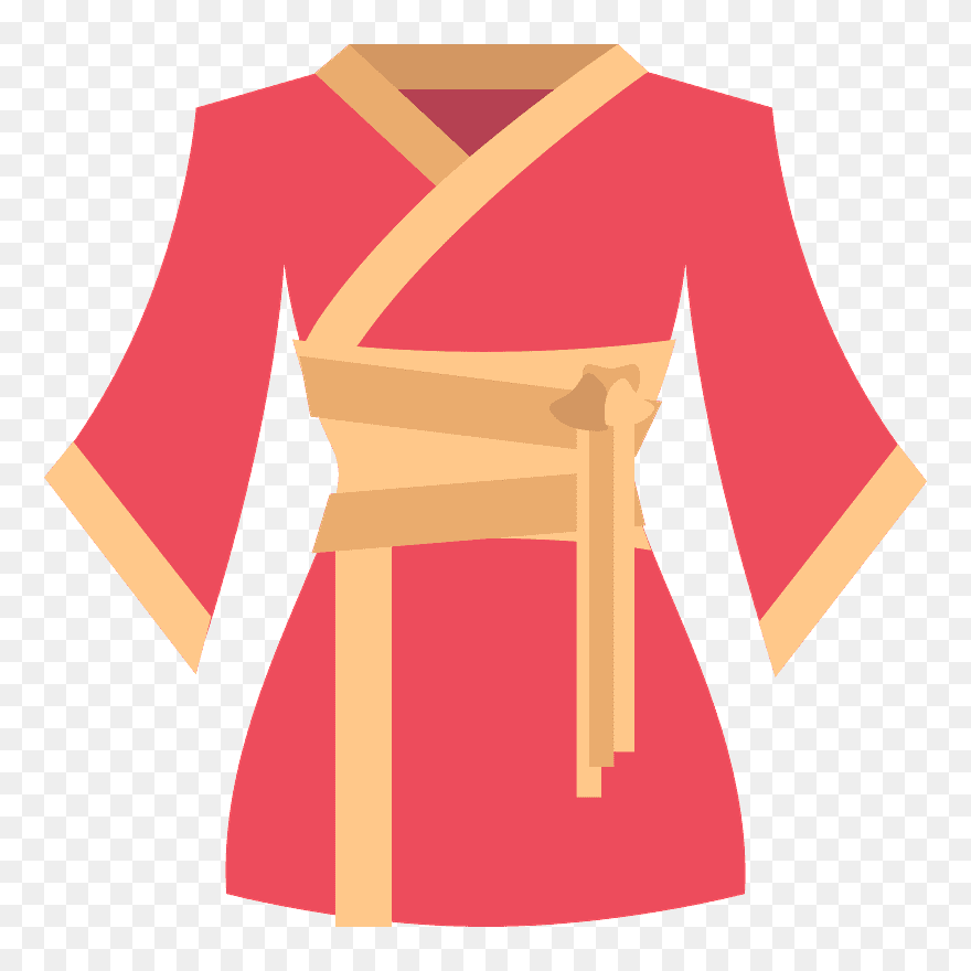 Kimono Emoji Clipart - Emoji - Png Download