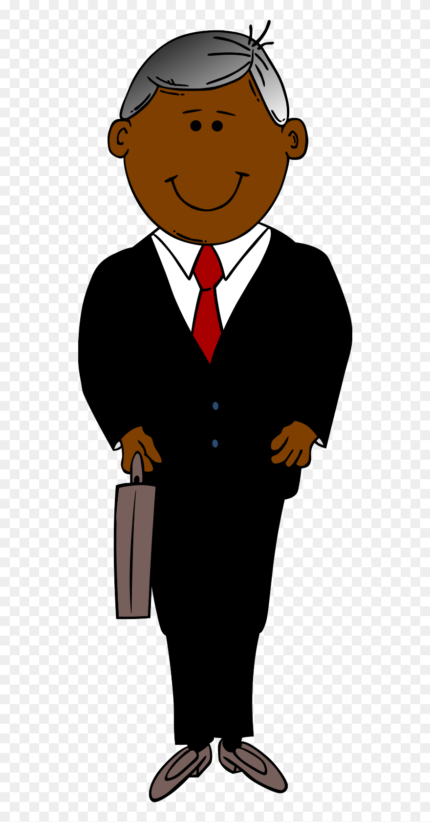 Cartoon Man In Suit Clipart