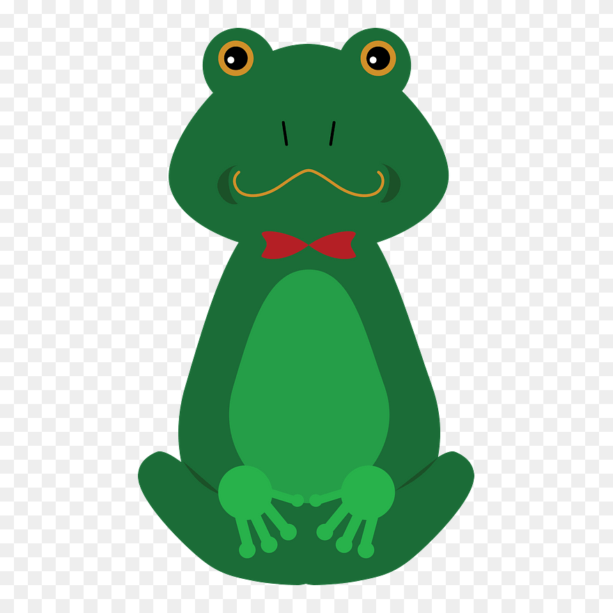 Frog Gentleman Clipart - Clip Art - Png Download