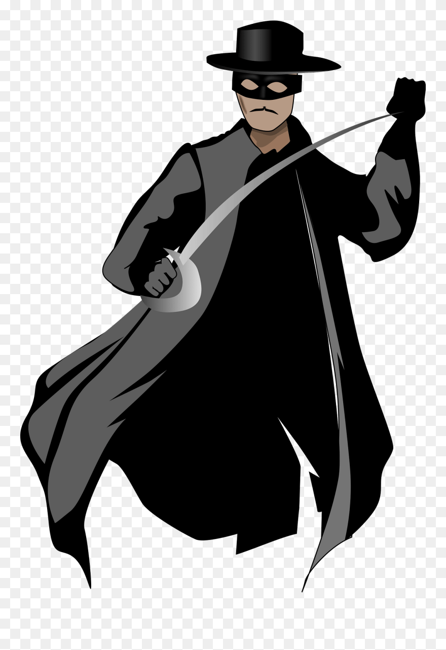 Zorro Pop Art Clipart