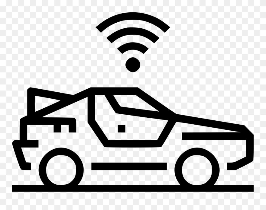 Mode Of Transport - Autonomous Vehicle Icon Png Clipart