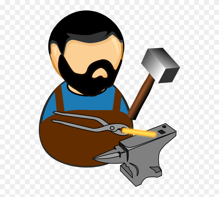 Black Smith Clipart - Png Download
