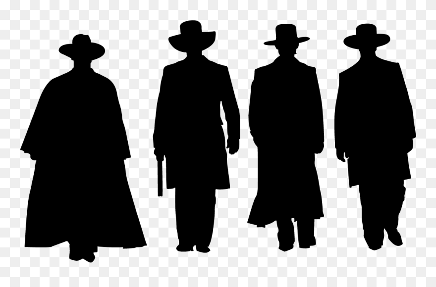 Tombstone Silhouette Png, Picture - Wyatt Earp Clipart