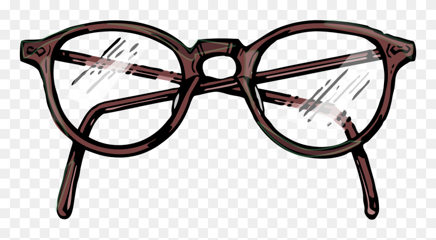 Specs Glasses Spectacles - Glasses Drawing Png Clipart