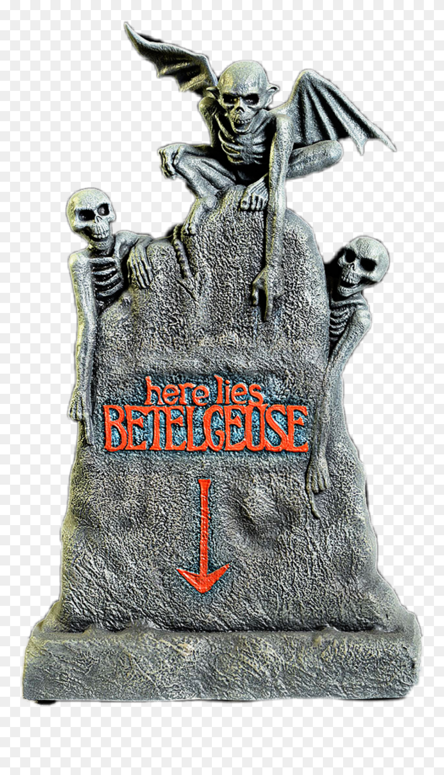 #freetoedit #beetlejuice #tombstone - Statue Clipart
