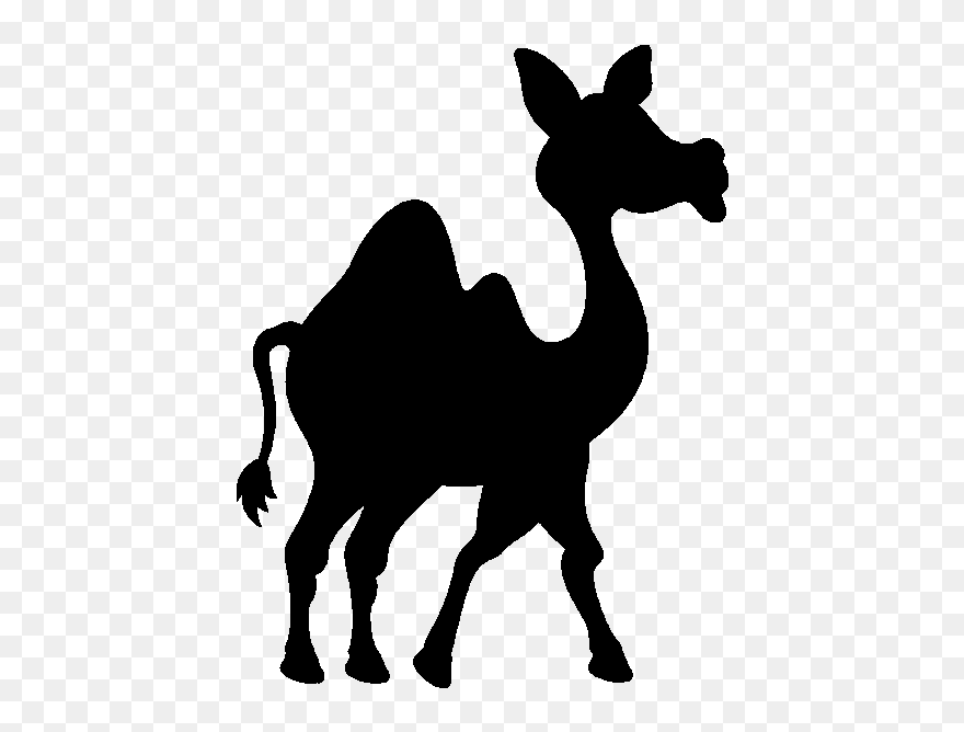 Camel Clip Art Silhouette Pack Animal Terrestrial Animal - Arabian Camel - Png Download