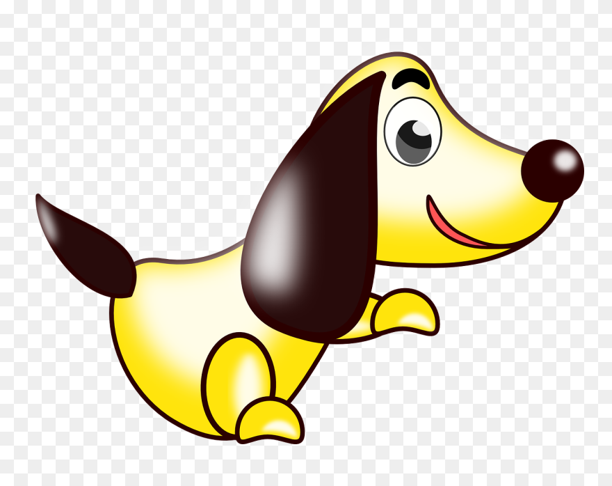Cartoon Dog Yellow Png Clipart