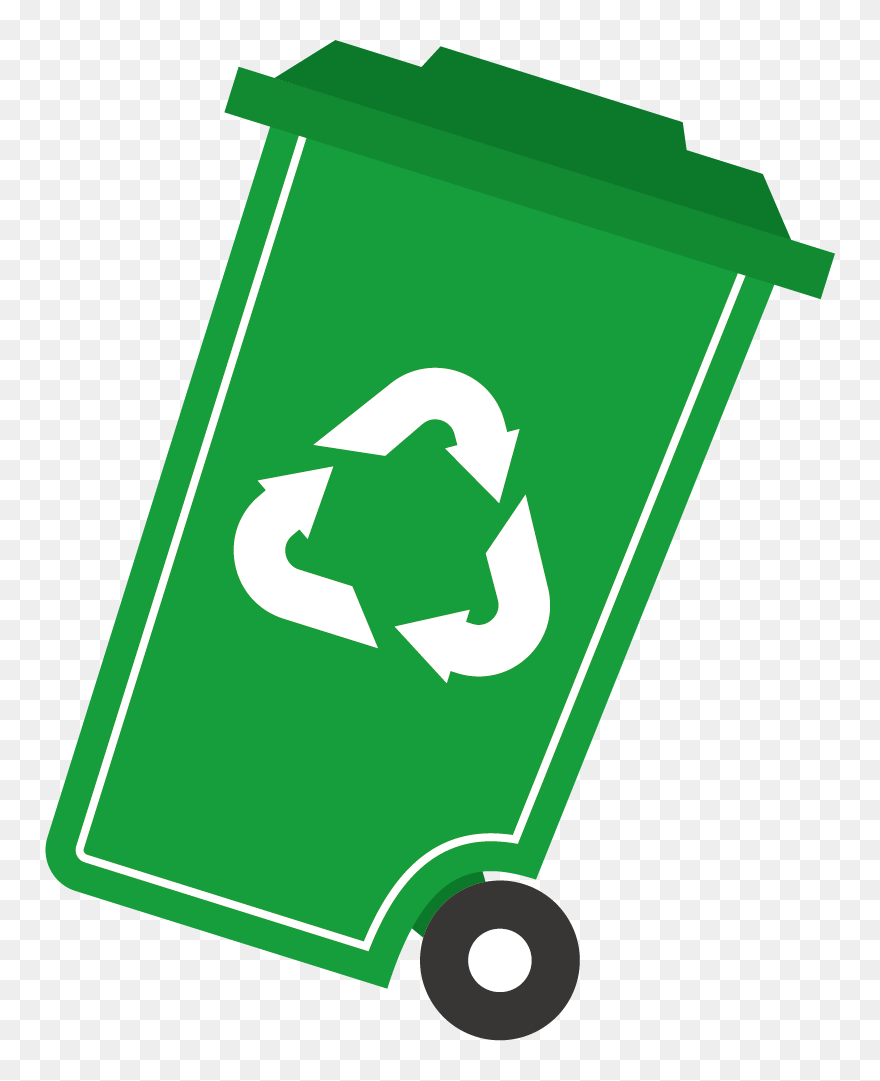 Recycling Bin Waste Container Recycle Download Free - Vector Recycle Bin Png Clipart