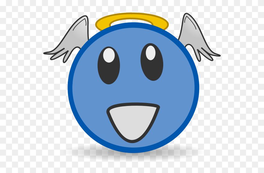 Matt Icons Face Angel - Clip Art - Png Download