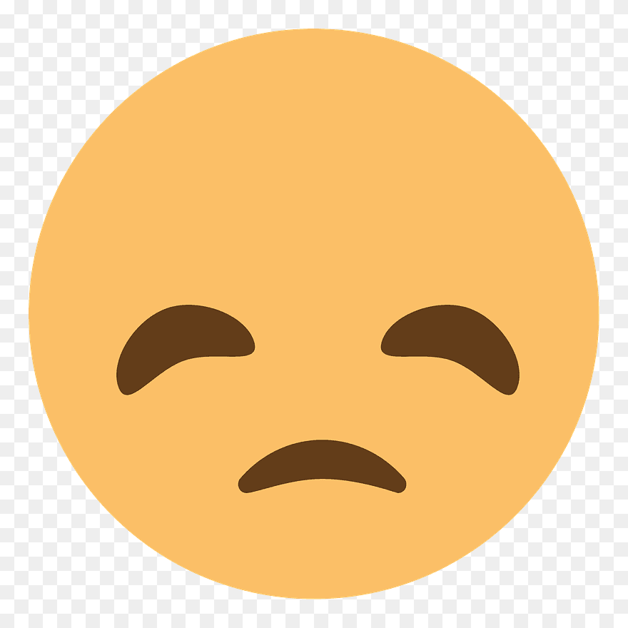 Disappointed Face Emoji Clipart - آیکن ناراحت - Png Download
