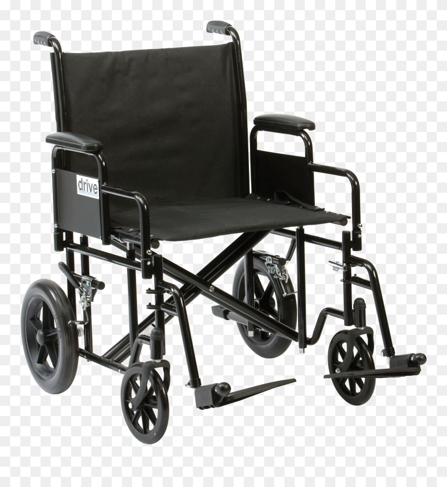 Download This High Resolution Wheelchair Icon Clipart - Extra Wide Bariatric Transport Chair - Png Download