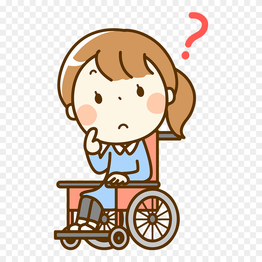 Wheelchair Girl Woman Clipart - Grandma In Wheelchair Clipart - Png Download