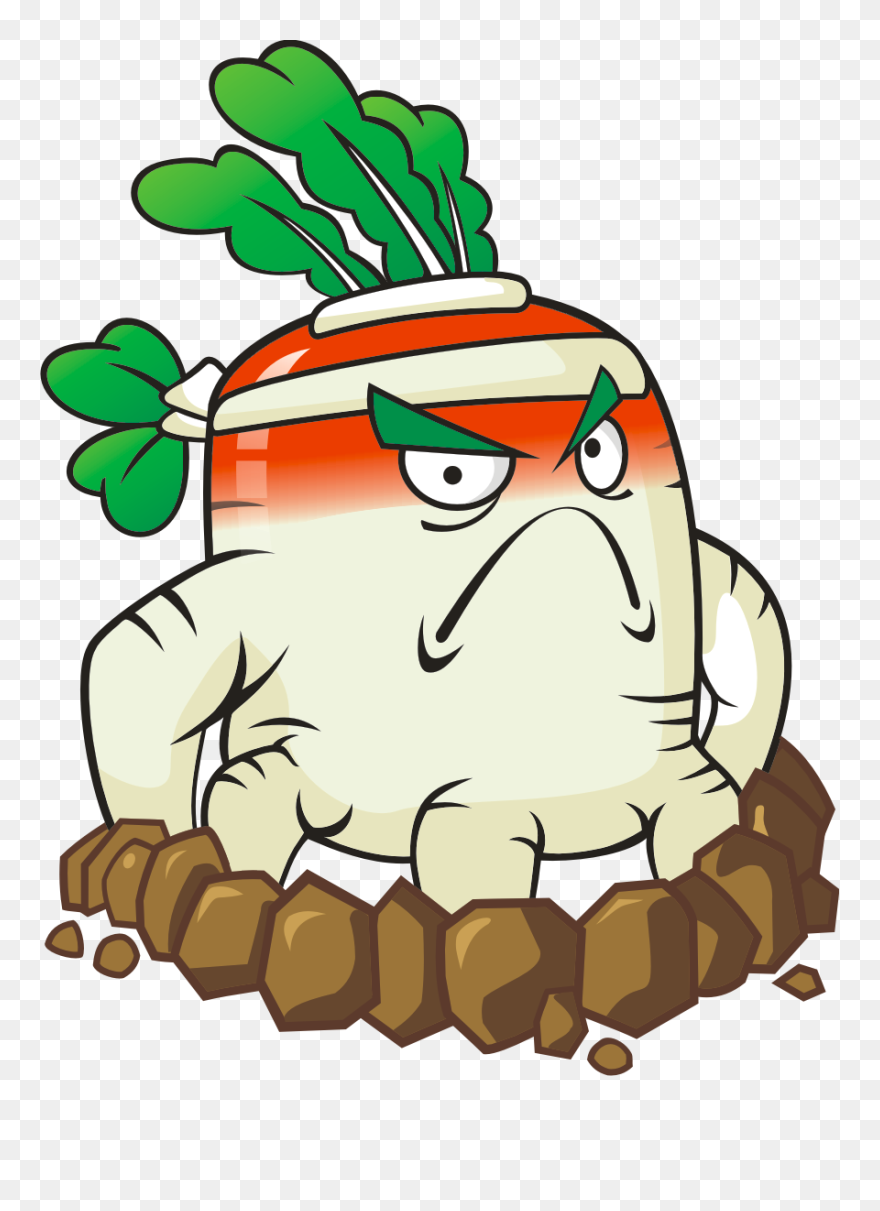 Transparent Zombies Clipart - Plants Vs Zombies Turnips - Png Download
